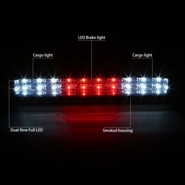 LED 第三制動燈 2007 至 2013 年款 雪佛蘭（Chevy）銀色高地（Silverado）、吉姆西（GMC）西拉（Sierra）1500 - 3500