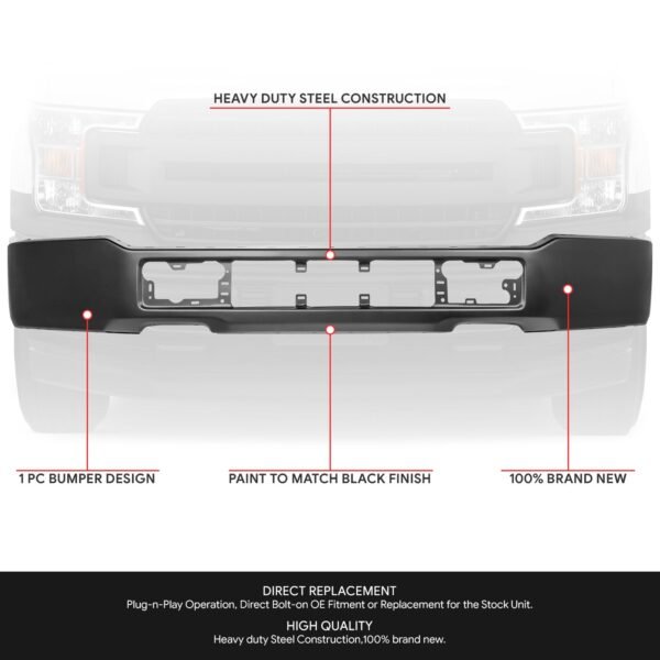 前保險杠（無霧燈孔） 2018 至 2020 年款 福特（Ford）F-150