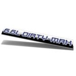 6.6 升 “DIRTY-MAX” 黏貼式車標徽章貼紙 通用型