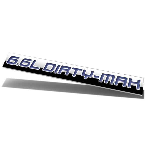 6.6 升 “DIRTY-MAX” 黏貼式車標徽章貼紙 通用型
