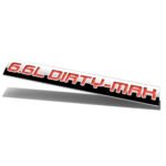 6.6 升 “DIRTY-MAX” 黏貼式車標徽章貼紙 通用型