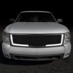 菱形網狀 LED 日行燈前格柵 2007 至 2013 年款 雪佛蘭（Chevy）Silverado 1500