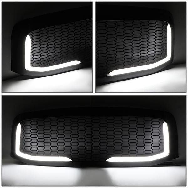 蜂巢狀網格 LED 日行燈前格柵 2006 至 2009 年款 道奇（Dodge）公羊（Ram）1500、2500、3500