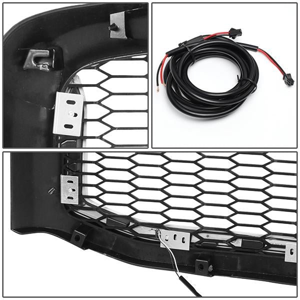 蜂巢狀網格 LED 日行燈前格柵 2006 至 2009 年款 道奇（Dodge）公羊（Ram）1500、2500、3500