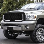 蜂巢狀網格 LED 日行燈前格柵 2006 至 2009 年款 道奇（Dodge）公羊（Ram）1500、2500、3500