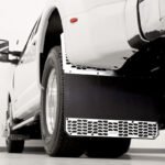 拋光不銹鋼六角形鋼質擋泥板 2017 至 2024 年款 福特（Ford）F-350、F-450 超級 Duty