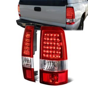 LED 尾燈（紅色） 2003 至 2007 年款 雪佛蘭（Chevy）Silverado、吉姆西（GMC）Sierra 1500、2500、3500 HD
