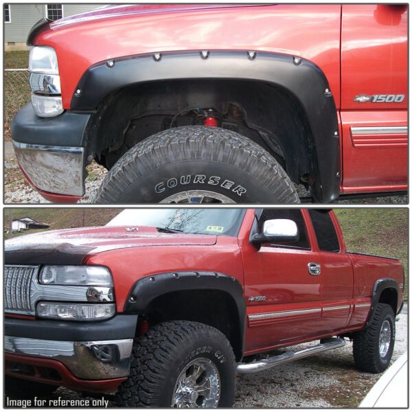 口袋式平床側面輪眉 99 至 07 年款 雪佛蘭（Chevy）Silverado、吉姆西（GMC）Sierra