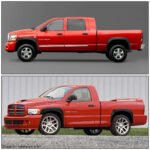 口袋式亮面輪眉 02 至 09 年款 道奇公羊（Dodge）Ram 1500、2500、350