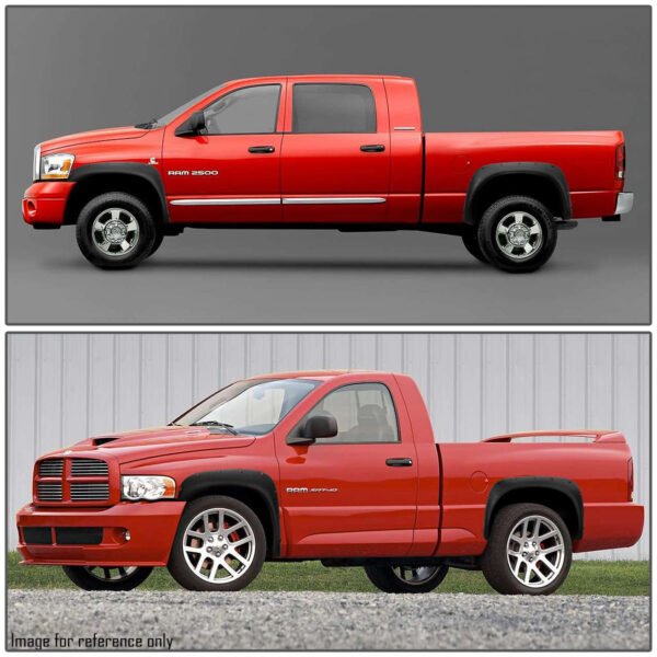 口袋式亮面輪眉 02 至 09 年款 道奇公羊（Dodge）Ram 1500、2500、350
